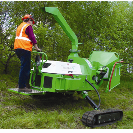 GreenMech STC220MT550 tracked chipper   